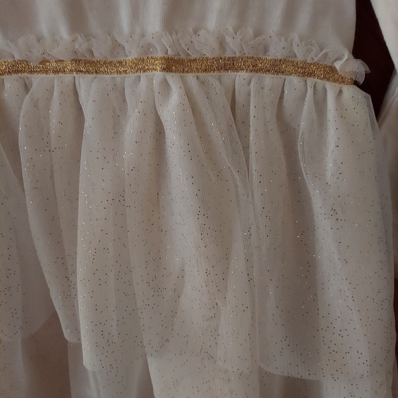 Nwt 5t white and gold deer dress - Picture 2 of 5